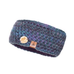 niezwykle ciepła opaska na głowę handmade
