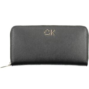 czarny portfel calvin klein damski