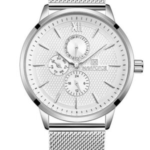 zegarek męski naviforce - nf3003 (zn084a) silver + box