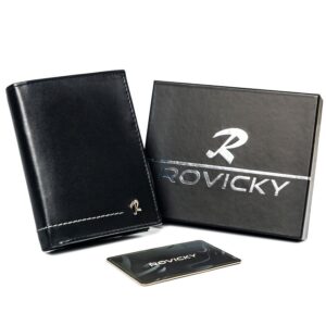 skórzany męski portfel rovicky n4-cmc