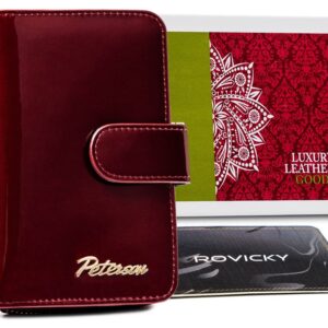 skórzany damski portfel peterson ptn bc-602