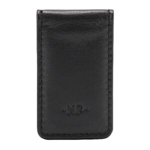 nuvola pelle leather magnetic money clip clasp bank note or paper holder strong magnet