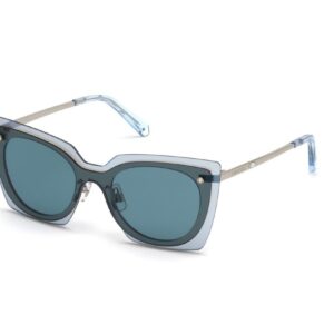 damskie okulary przeciwsłoneczne swarovski model sk-0201-16v (szkło/zausznik/mostek) 53/15/139 mm)