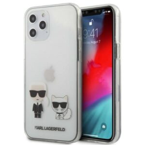 karl lagerfeld klhcp12lcktr iphone 12 pro max 6,7" hardcase transparent karl & choupette