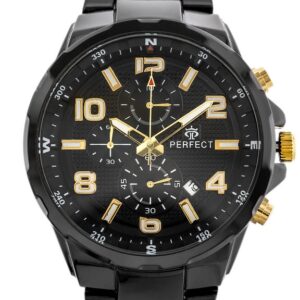 zegarek męski perfect ch05m - chronograf (zp357f) + box