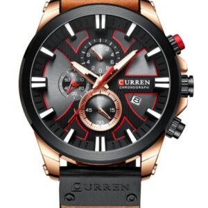 zegarek męski curren 8346 (zc026d) - chronograf