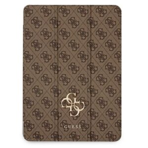 guess guic12g4gfbr ipad 12,9" 2021 book cover brąz/brown 4g collection