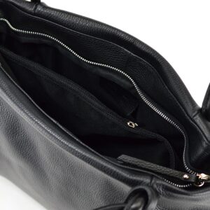 piękna elegancka duża damska shopperbag skórzana