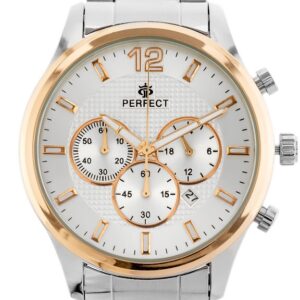 zegarek męski perfect ch01m - chronograf (zp355b) + box
