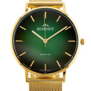 zegarek damski bisset bsbf33 (zb579t) - szafirowe szkło