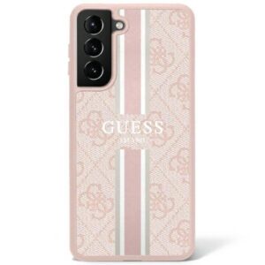 guess guhcs23sp4rpsp s23 s911 różowy/pink hardcase 4g printed stripe