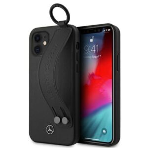 mercedes mehcp12slssbk iphone 12 mini 5,4" czarny/black hardcase strap line