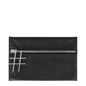 dudu black clutch bag for women in designer handbag with zip for phone makeup