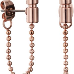 firmowe damskie kolczyki, wkrętki marki dkny model 5520089 (3cm )