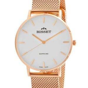 zegarek damski bisset bsbf33 (zb579j) - szafirowe szkło