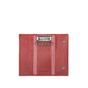 nuvola pelle real leather key case holder wallet with 6 hooks for long keys armoured door