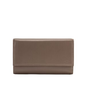 nuvola pelle leather wallet for women large capacity multi compartment with coin pocket and card slots