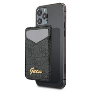 guess wallet card slot guwms4gtlbk magsafe 4g szary/grey