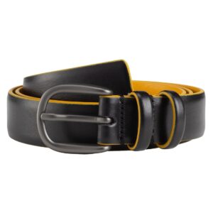 dudu ladies stretch belt coloured made in italy in soft leather h25mm elegant fashion belt with pin metal buckle.