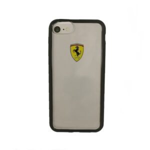 ferrari hardcase fehcrfp7bk iphone 7/8 /se 2020 / se 2022 transparent/black