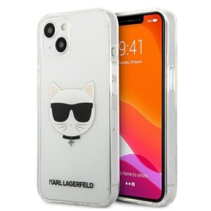 karl lagerfeld klhcp13sctr iphone 13 mini 5,4" hardcase transparent choupette head