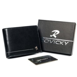skórzany męski portfel rovicky n992-cmc