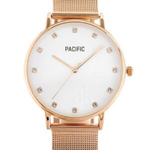 zegarek damski pacific x6183 - rosegold (zy670c)