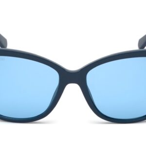 damskie okulary przeciwsłoneczne swarovski model sk0227-90v (szkło/zausznik/mostek) 55/15/150 mm)