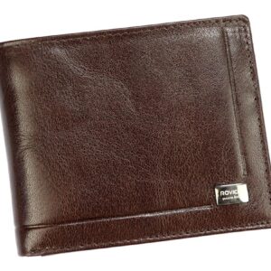 skórzany męski portfel rovicky pc-103-bar rfid