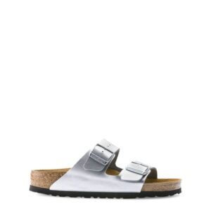 klapki marki birkenstock model arizona kolor szary. obuwie damskie. sezon: wiosna/lato