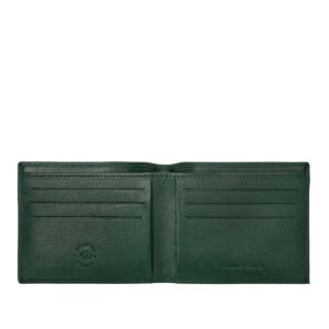 nuvola pelle slim wallet for men small thin bifold leather wallet with 6 card pockets