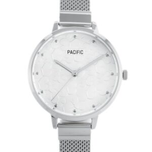 zegarek damski pacific x6098 - silver (zy614a)