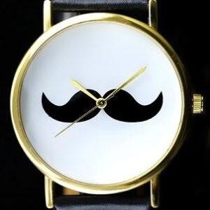 zegarek damski mustache - wąsy - asox (zx548)