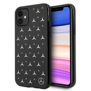 mercedes mehcn61espbk iphone 11 6,1" / xr czarny/black hardcase silver stars pattern
