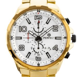 zegarek męski perfect ch05m - chronograf (zp357d) + box
