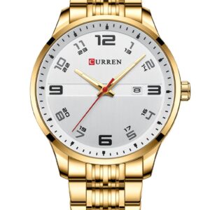 zegarek męski curren 8411 (zc037c) + box