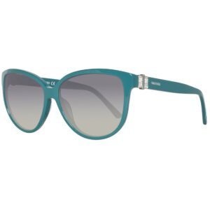 damskie okulary przeciwsłoneczne swarovski model sk0120-5687p (szkło/zausznik/mostek) 14/140/56 mm)