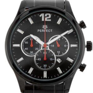 zegarek męski perfect ch01m - chronograf (zp355d) + box