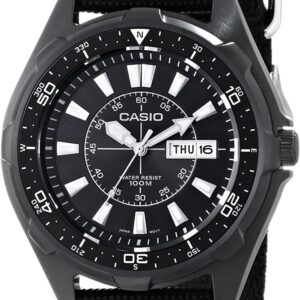 męski zegarek casio model amw-110-1a (45mm)