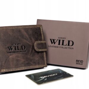 męski portfel wild n992l-p-chm rfid skóra naturalna
