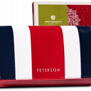 skórzany damski portfel peterson ptn pl-466