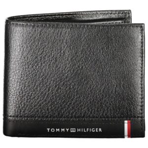 czarny portfel męski tommy hilfiger