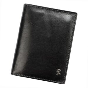 skórzany męski portfel rovicky d1072-rvt blk-box
