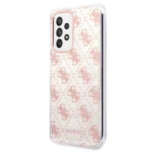 guess guhca53pcu4glpi a53 5g a536 różowy/pink hard case 4g glitter