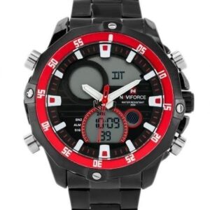 zegarek męski naviforce cirrus (zn010e)- black/red