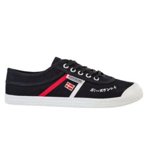 sneakersy marki kawasaki model signature-canvas kolor czarny. obuwie dla obu płci. sezon: cały rok