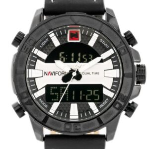zegarek męski naviforce - nf9114 (zn046a) - black/silver