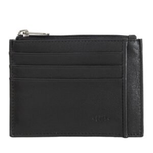 nuvola pelle slim credit card holder for men in leather document zipper pouch with coin purse