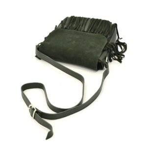 listonoszka vp1009 zamsz naturalny boho frędzle