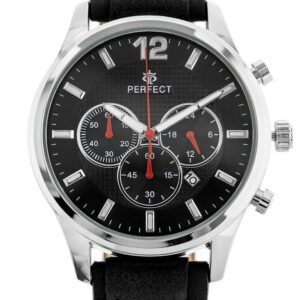 zegarek męski perfect ch01l - chronograf (zp354d) + box